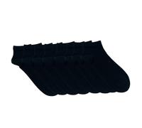 Von Jungfeld Unisex Sneakersocken, 4er Pack - Essentials Sneaker, einfarbig Schwarz 39-42