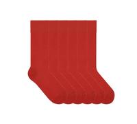 von Jungfeld - 6er Set Classic Socken für Damen & Herren - Rot