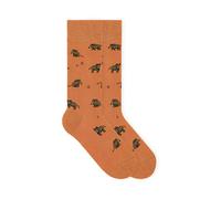 VON JUNGFELD Bio-Socken 'Boar', burnt orange, Gr. 39/42
