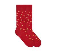 VON JUNGFELD Bio-Socken 'Cookie', scarlett red, Gr. 43/46