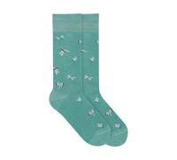 VON JUNGFELD Bio-Socken 'Dragonfly', sea green, Gr. 43/46