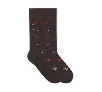 VON JUNGFELD Bio-Socken 'Forest', chestnut brown, Gr. 43/46