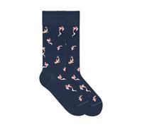 von Jungfeld - 1er Set Motiv Socken mit Koi - Dark Navy Icon - Bunte Socken in Gr. 39-42