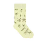 von Jungfeld - 1er Set Motiv Socken mit Octopus - Light Matcha Icon - Bunte Socken in Gr. 39-42