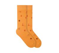 VON JUNGFELD Bio-Socken 'Peach', orange, Gr. 43/46