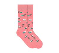 VON JUNGFELD Bio-Socken 'Van Life', coral pink, Gr. 39/42