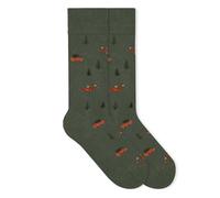 von Jungfeld Gemusterte Wintersocken mit Festive Icons - Bunte Motivsocken mit Muster für Damen & Herren in Gr. 35-46 (DE/NL/SE/PL, Numerisch, 35, 38, Regular, Regular, Christmas Day)