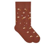 von Jungfeld Gemusterte Wintersocken mit Festive Icons - Bunte Motivsocken mit Muster für Damen & Herren in Gr. 35-46 (DE/NL/SE/PL, Numerisch, 35, 38, Regular, Regular, Cinnamon Rolls)