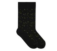 von Jungfeld - 1er Set Motiv Socken mit Christmas Tree Raven Black Icon - Bunte Socken in Gr.39-42