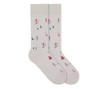 von Jungfeld - 1er Set Motiv Socken mit Snowy Day Icon - Bunte Socken in Gr.39-42