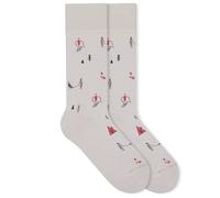 von Jungfeld - 1er Set Motiv Socken mit Snowy Day Icon - Bunte Socken in Gr.43-46