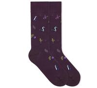 von Jungfeld - Motiv Socken mit verschiedenen Icons - Bunte Socken mit Muster für Damen & Herren in Gr. 35-46