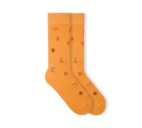 VON JUNGFELD Bio-Socken 'Peach', orange, Gr. 43/46