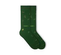 VON JUNGFELD Bio-Socken 'Avocado', dunkelgrün, Gr. 43/46