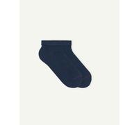 von Jungfeld Sneaker Socken aus Bio-Baumwolle für Damen und Herren | Größe 35-46 Dunkelblau 35-38