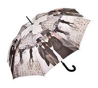 VON LILIENFELD Regenschirm Gustave Caillebotte: Paris im Regen Auf-Automatik Damen Herren Kunst Stockschirm Stabil