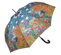 VON LILIENFELD Regenschirm Gustav Klimt: Bauerngarten Auf-Automatik Damen Kunst Stockschirm Stabil