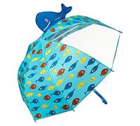 VON LILIENFELD Regenschirm Kinderschirm Kinderregenschirm Fische Meer Fischschwarm Junge Mädchen bis ca. 8 Jahre
