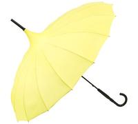 VON LILIENFELD Regenschirm Mode Damen Sonnenschirm Brautschirm Hochzeitsschirm Pagode Cécile gelb