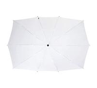 VON LILIENFELD Regenschirm Partnerschirm XL 148 cm x 99 cm Damen Herren Fiberglas 10 Stangen Sehr Stabil Maxi weiß