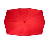 VON LILIENFELD Regenschirm Partnerschirm XL 148 cm x 99 cm Damen Herren Fiberglas 10 Stangen Sehr Stabil Maxi rot