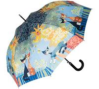 VON LILIENFELD Regenschirm Rosina Wachtmeister Dolce Vita Auf-Automatik Stabil Stockschir Kunst Katze