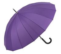 VON LILIENFELD Regenschirm XL Stockschirm Auf-Automatik Damen Herren Groß Stabil Devon Violett Durchmesser 103 cm