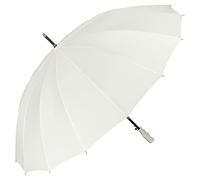 VON LILIENFELD Regenschirm XXL Durchmesser 120 cm Partnerschirm Auf-Automatik Hochzeitsschirm Sturmfest Stabil Cleo creme
