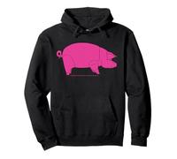 Von Pink Floyd Animals inspiriertes rosafarbenes Schweine-Symbol Pullover Hoodie