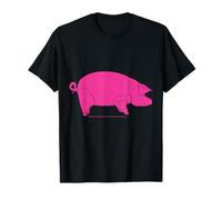 Von Pink Floyd Animals inspiriertes rosafarbenes Schweine-Symbol T-Shirt