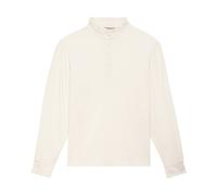 VON & ZU Langarm-Shirt mit Knopfleiste Offwhite (Größe: 46) 46 weiß