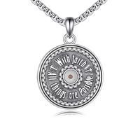 VONALA Senfkorn Halskette Sterling Silber mit Glaube All Things Are Possible Anhänger Schmuck Geschenke für Männer Frauen