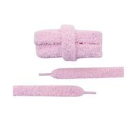 VONCYKI 5 Paar weiche, 15 mm große, dicke, flauschige Schnürsenkel, breites, flaches Plüsch-Handtuch-Schnürsenkel, Design, perfekt für Damen, Freizeit-Sneaker, Match (3984-rosa, 180 cm)