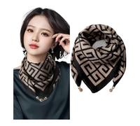 VONCYKI Warmer quadratischer Schal, Magnetknopf, Dreieckschal, Baumwollschal, Damen, Frühling, Herbst und Winter, Western-Stil, Hals-Stil Ve, 10, One size