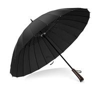 VONDAVO sturmsicherer groß Regenschirm - mit leichten 24 fiberglas Streben sturmfest Stockschirm, stabile windsicher für 1-2 Personen Dm. 100cm