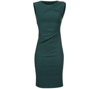 Voodoo Vixen Claudette Frauen Mittellanges Kleid Petrol M