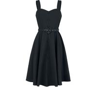 Voodoo Vixen Frenchie Flare Halter Dress Kurzes Kleid schwarz in 4XL