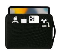 Voova Laptop Hülle 11.6-12.9 13 13.3 Zoll Laptoptasche Ipad Tasche, Laptophülle Tablet Tasche für Ipad Pro 12.9 MacBook Air M1 2025, MacBook Pro 13-in. 13.6 MacBook Air M4 2025, Schwarz