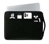 Voova Laptop Hülle 14 Zoll Laptoptasche MacBook Air Hülle 360°Schutz Laptophülle Case Laptop Sleeve Tasche für MacBook Pro 14 (M4 2025), Chromebook 14, HP 14, Inspiron 14, Zenbook 14, Schwarz