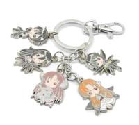 Vophifo schlüsselanhänger mit 4 Mini Chibi Figuren für SAO Fans