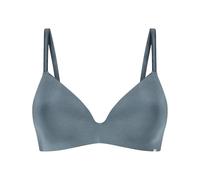 Bügelloser BH HUNKEMÖLLER "Mona padded non-underwired bra", Damen, Gr. 85, Cup C, blau, 59% Polyamid, 27% Polyester, 14% Elasthan, BHs (50615059-85) blau