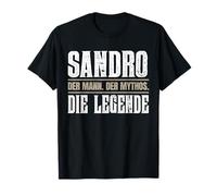 Vorname Sandro T-Shirt Geschenk Name Sandro T-Shirt