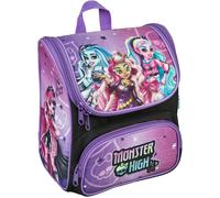 Vorschulranzen SCOOLI "Cutie", Damen, Gr. B/H/T: 21cm x 23cm x 13cm, monster high, Polyester, gemustert, Rucksäcke Vorschulranzen (43141333-0)