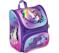 Vorschulranzen SCOOLI "Cutie", Damen, Gr. B/H/T: 21cm x 23cm x 13cm, unicorn academy, Polyester, gemustert, Rucksäcke Vorschulranzen (91532356-0)
