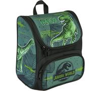 Vorschulranzen SCOOLI "Cutie", Kinder, Gr. B/H/T: 21cm x 23cm x 13cm, blau (jurassic world grün), Polyester, gemustert, Rucksäcke (16139600-0) jurassic world grün