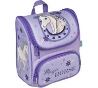 Vorschulranzen SCOOLI "Cutie", Kinder, Gr. B/H/T: 21cm x 23cm x 13cm, magic horse, Polyester, gemustert, Rucksäcke (68927032-0) magic horse