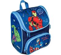 Scooli - CUTIE Vorschulranzen Avengers - Hauptfach und Vortasche - gepolsterte Träger und Rücken - Ideal für Kinder ab 3 Jahren