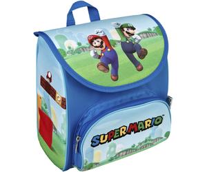 Vorschulranzen SCOOLI "Cutie, Super Mario", Kinder, Gr. B/H/T: 21cm x 23cm x 13cm, bunt (super mario), Polyester, Rucksäcke (99920858-0) super mario