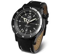 Vostok anchar Submarine Herren Uhr analog Automatik mit Leder Armband NH35A-5104142