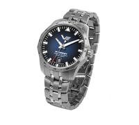 Vostok Europe 125A748-B Rocket N1 Automatik Herrenuhr mit Edelstahlband und Butterfly-Schließe